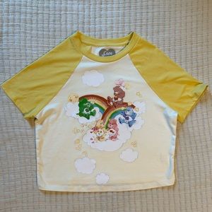 NWT Care Bears Cropped Tee XS